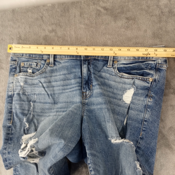 torrid Women's Light Wash Distressed Skinny Jeans Size 16R - Picture 3 of 16